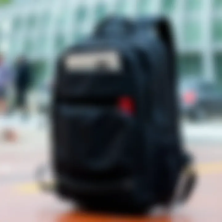 Functional backpack showcasing organizational compartments for active lifestyles