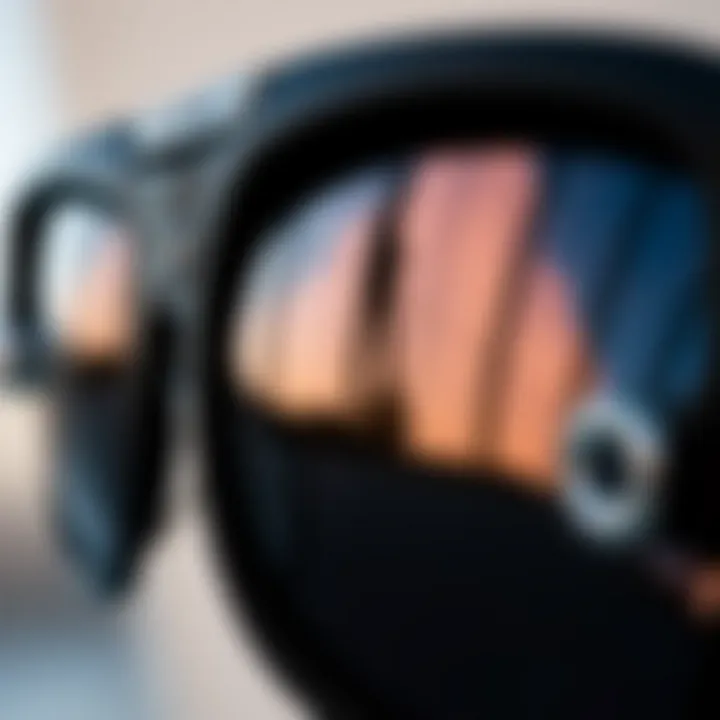 Innovative Design Features of Von Zipper Snark Close-up of the unique design elements of Von Zipper Snark sunglasses