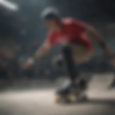 Athlete Collaboration with Fallen Skate Company An athlete collaborating with Fallen Skate Company