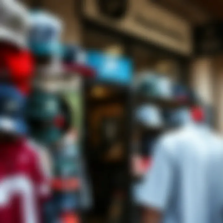 A local shop front specializing in skateboarding apparel and accessories