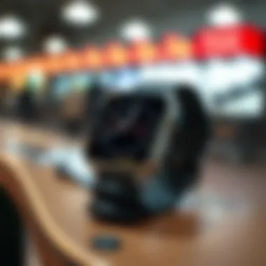 Stylish Freestyle Shark Apple Watch Band in action