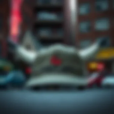 Goorin Bros Bull Hat displayed against an urban backdrop