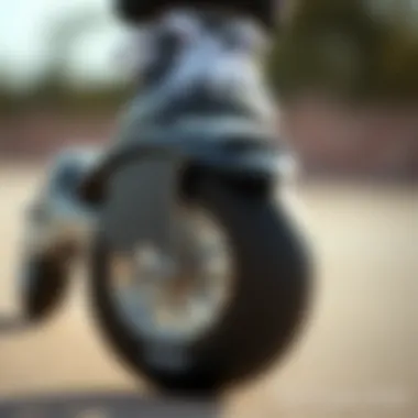 Innovative Wheel Design for Enhanced Performance Close-up of Heelys wheels highlighting performance features