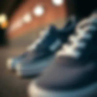 Close-up of HUF Dylan Slip showcasing premium materials and craftsmanship