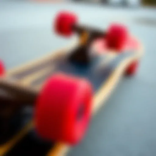 Close-up view of the Impala Cruiser Board showcasing its unique design elements.