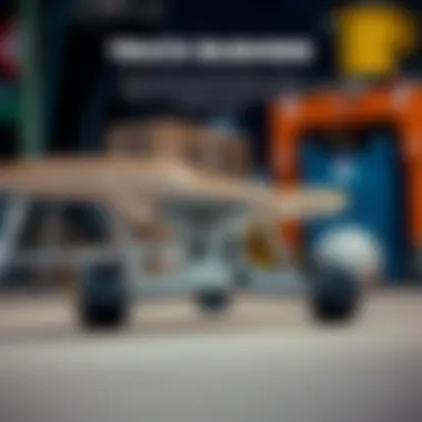 Diagram illustrating the installation process of skateboard truck bushings