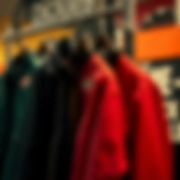 Latest Models of Dickies Jackets A collection of the latest Dickies jacket models displayed on hangers