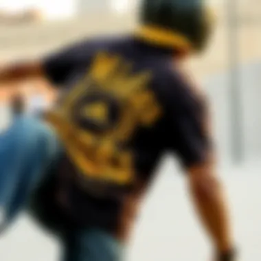 Artistic Design of Midas Gold Dunks Shirt Artistic representation of the Midas Gold Dunks shirt design