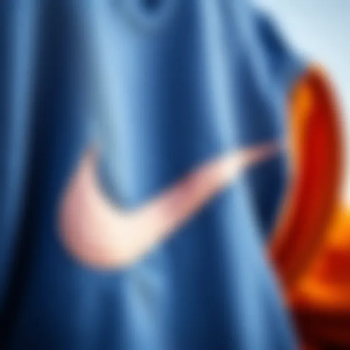 Close-up of Nike Flare Sweats showcasing fabric texture and tailoring