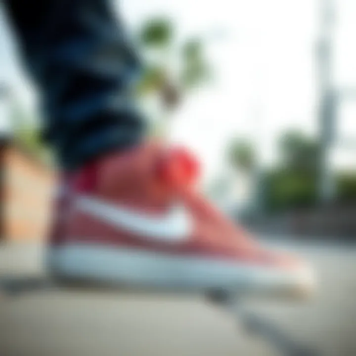 Nike SB Blazer Mid showcasing its stylish design