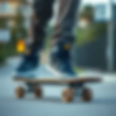 Nike SB Nyjah Free in action on a skateboard