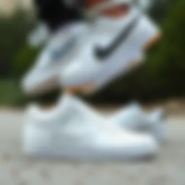 Collage comparing Nike Summit White with other popular skate sneakers