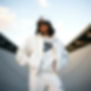 Stylish outfit featuring Nike Summit White with skate gear