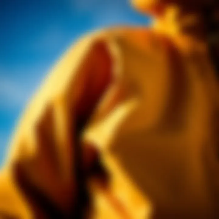 Premium Fabric Features of Pull Over Snow Jackets Close-up of high-quality fabric used in pull over snow jackets