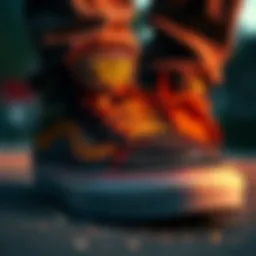 Rattlesnake Vans showcasing their unique skate design