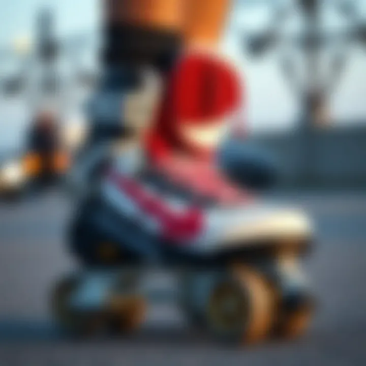 Illustration demonstrating safety gear for skating