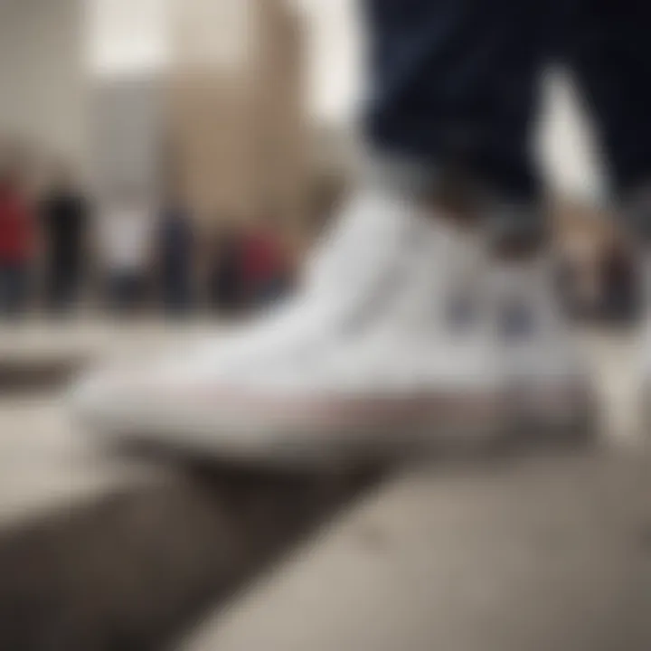 Group of skateboarders wearing Chuck Taylor All Star White