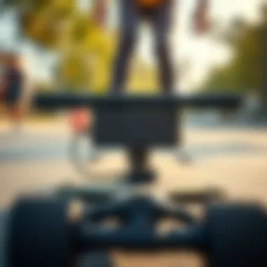 Battery System of Skatebolt Breeze 2 Illustration of Skatebolt Breeze 2's battery system emphasizing longevity and efficiency