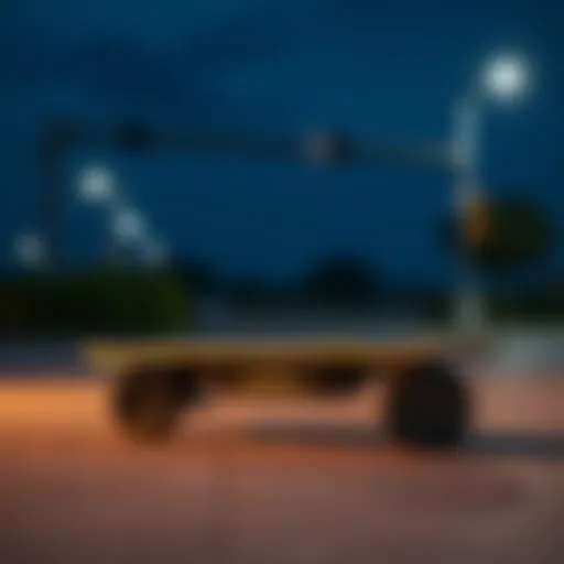 Sleek design of the Skatebolt Breeze 2 electric skateboard showcasing its modern aesthetics