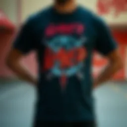 A graphic design of the Slayer tee shirt showcasing its bold logo and artistic elements