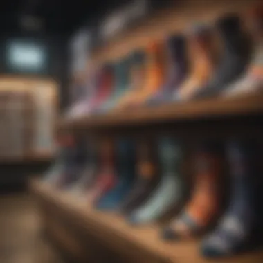 A retail store display of Stance socks, inviting customers to explore the collection.