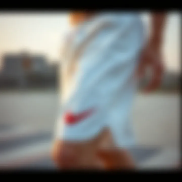 The Aesthetic and Functionality of Red and White Nike Shorts in Skate Culture Summary