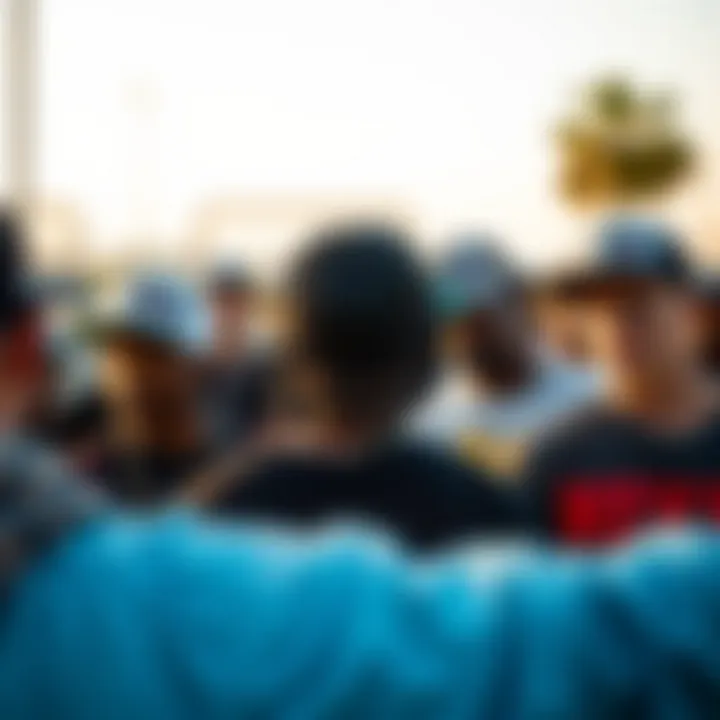 Community and Identity: Mesh Hats in the Skate Scene A diverse group of skaters wearing mesh hats at a skate park
