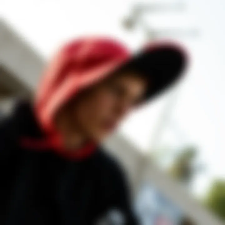 The Evolution of the Mesh Hat in Skateboarding Artistic representation of the evolution of the mesh hat over the decades