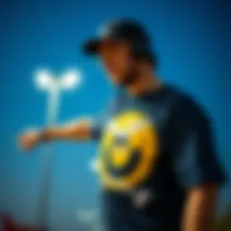 A vibrant t-shirt design featuring skateboarding motifs