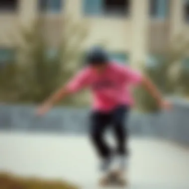 The Cultural Significance and Styling of the Pink Crop T-Shirt in Skateboarding Summary The Cultural Significance and Styling of the Pink Crop T-Shirt in Skateboarding Summary