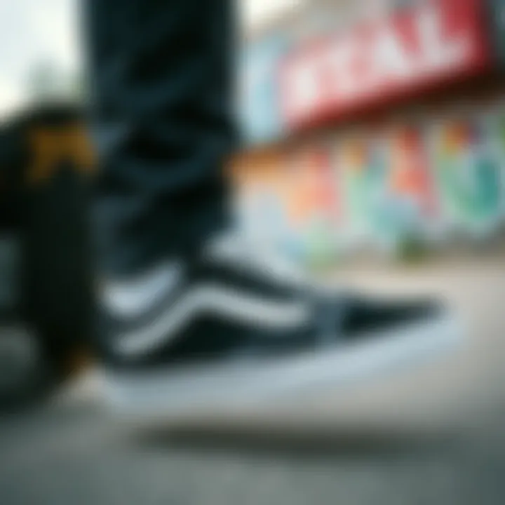 Notable The Intricacies of Black and White Canvas Sneakers in Skate Culture