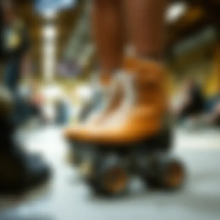 Skate culture event showcasing hybrid roller skates