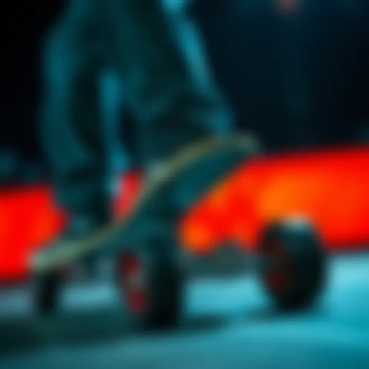 Visual representation of how truck adjustments affect riding dynamics