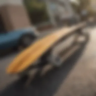 Various longboard materials showcasing their unique attributes