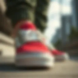 Stylish close-up of Vans Era 59 sneaker showcasing its unique design features