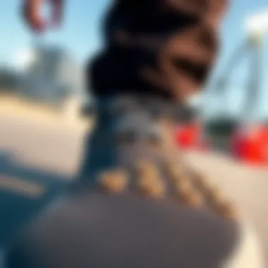 Close-up of the grip pattern on Vans Kyle Walker