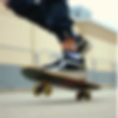 Vans Kyle Walker being used by a skater in action