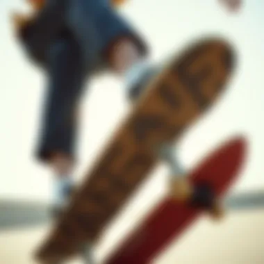 Skater in Action with Vans Old Skool Sport Skater performing tricks while wearing Vans Old Skool Sport