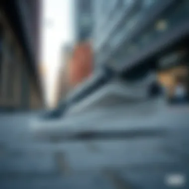 Vans Old Skool Sport in Urban Environment Vans Old Skool Sport displayed in a stylish urban setting