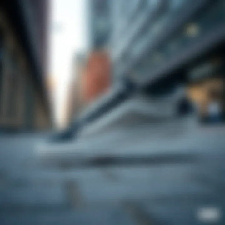 Vans Old Skool Sport in Urban Environment Vans Old Skool Sport displayed in a stylish urban setting