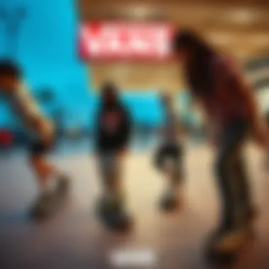 Diverse skaters showcasing their unique Vans styles