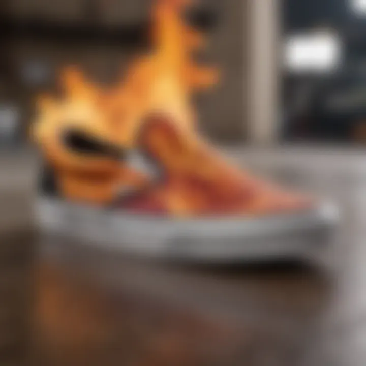 Caring for Vans Slip-Ons with flames