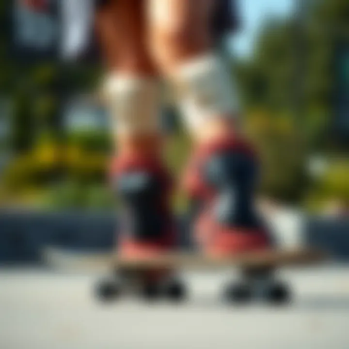 Stylish knee pads designed for female skaters